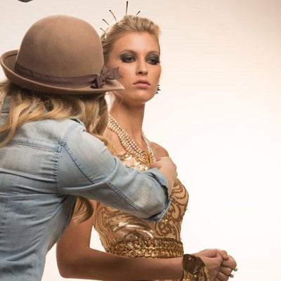 Editorial photo shoot - behind the scenes