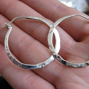 Simple Hoops in copper, bronze or sterling silver - Nora Catherine