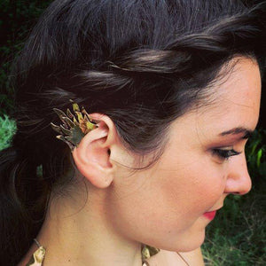Double Flame ear cuff - Nora Catherine