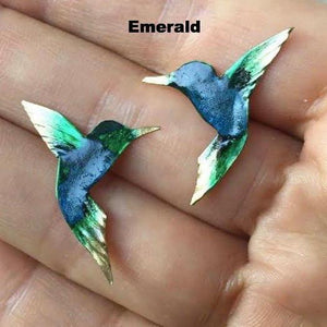 Hummingbird post earrings - Nora Catherine