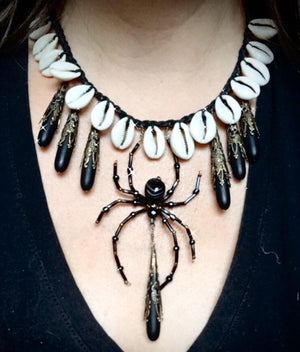 Spooky, Dark & Moody Spider Necklace - Nora Catherine