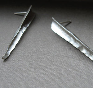 Stiletto Spike post or hanging earrings in copper, bronze or sterling (SM) - Nora Catherine